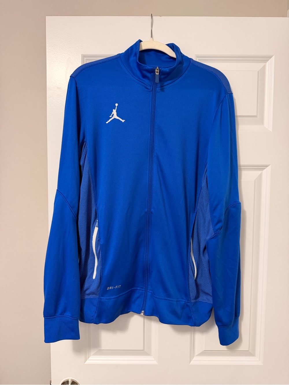 Jordan Royal Blue Full-Zip Performance Jacket with White Jumpman